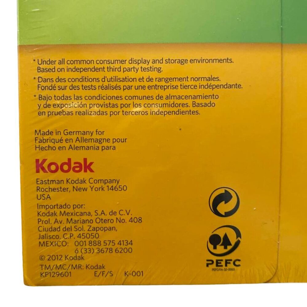 New Kodak Photo Paper - Gloss - 100 Sheets - 8 1/2 x 11 - Still in packaging - Picture 8 of 14
